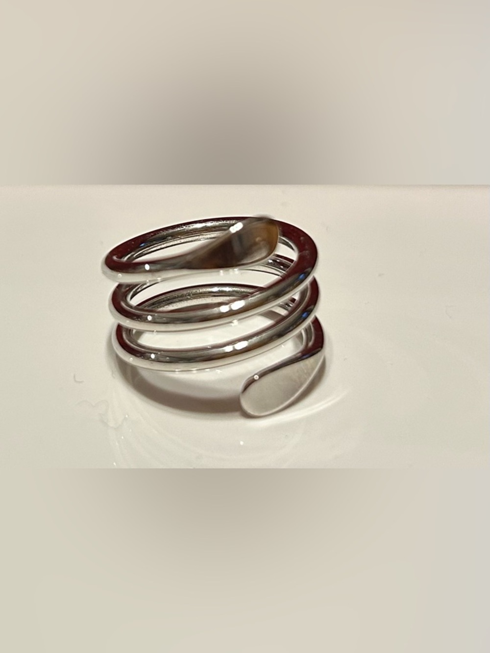Lia Sophia silver ring, size 7